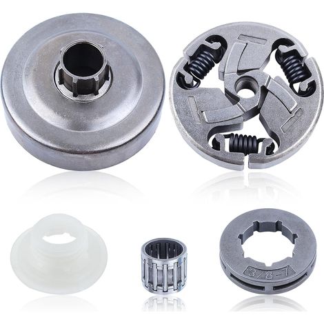 Ensemble de cloche d’embrayage 3/8 pouces pour Husqvarna 357, 357XP, 359 EPA, pièces de rechange, remplace 537103401, 503934871, 587691701 (1/5)