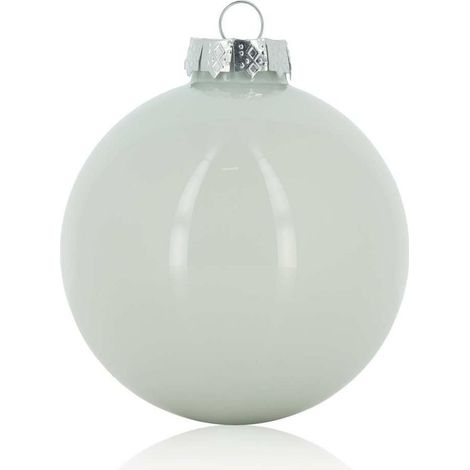 ARPIMEX Box 36 Sfere Natale Vetro D 40 Mm Bianche