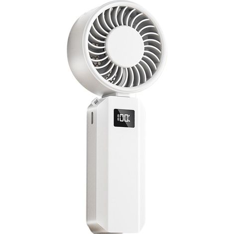Ventilateur Portable À Main Appareil De Refroidissement Rechargeable (1/5)