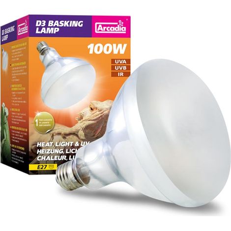 Arcadia - D3 UV Basking Lampe, E27 - 100W