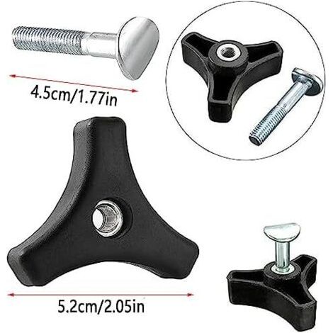 Accessori universali per tosatore erbetta, 2 pezzi manopola ala e perno, kit di ricambio compatibile con tosatore, viti e perni inclusi (1/4)
