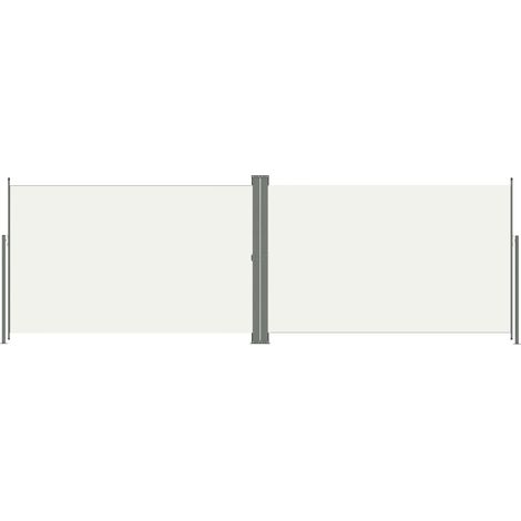 Tenda da sole laterale retrattile 200 x 600 cm crema 020007173