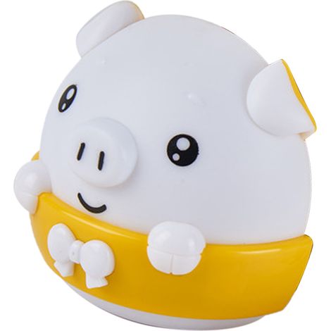 Veilleuse télécommandée à luminosité réglable, mini veilleuse mignonne à brancher pour chambre à coucher, chambre de bébé, blanche (1/5)