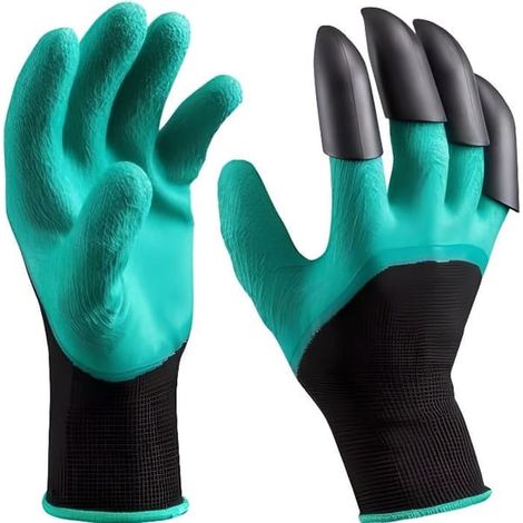 Gants de jardinage à griffes pour creuser et planter rapidement et facilement, en toute sécurité pour le jardinage et la plantation. (1/4)