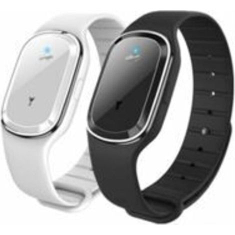 Lot de 2 montres-bracelets anti-moustiques à ultrasons, bracelet anti-moustiques pour enfants adultes, rechargeables par USB-DOU