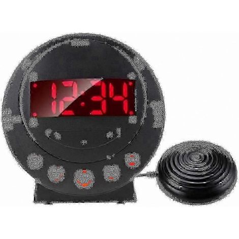 Réveil extra bruyant avec vibreur pour lit, idéal pour les gros dormeurs. (1/5)