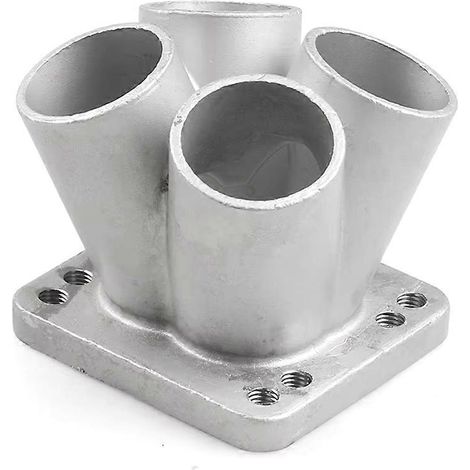 Collecteur d'admission 4-1 à bride 4 trous de qualité moulée pour turbines T3 et T4 (modification automobile) (1/5)