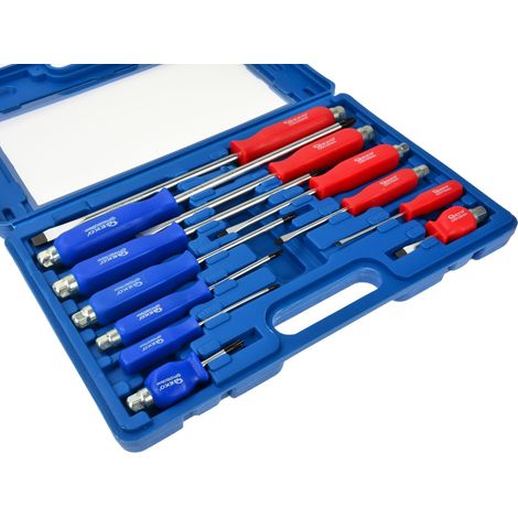 Set di cacciaviti geko 12 pezzi acciaio cromo vanadio magnetico ergonomico (1/3)