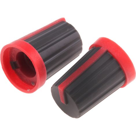 Bouton de potentiomètre RS PRO, Axe de 6mm, Diamètre de 13mm, Enfichable