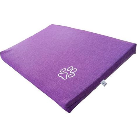 Materassino sfoderabile per animali viola lunghezza 105 cm