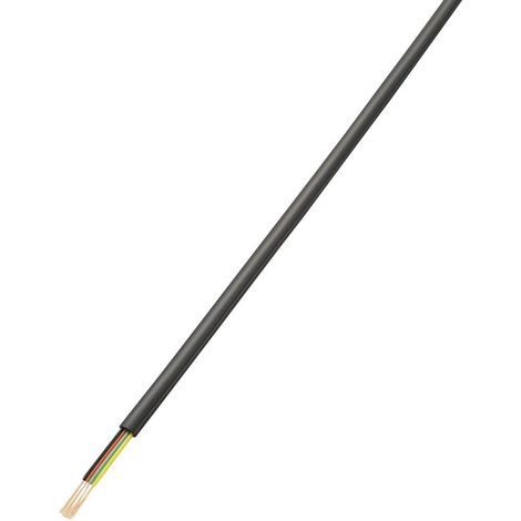 TRU COMPONENTS 1567167 Cavo per telefono 4 x 0.08 mm² Nero 50 m