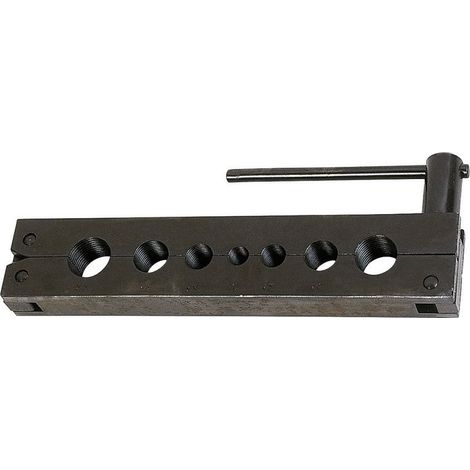Virax – Matrice 10-22mm pour appareil collets – Alésages chanfreinés 90° – Pour collets coniques et plats – Diamètre tube 10-22mm (1/5)