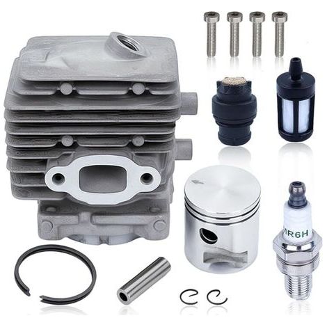 Kit Cylindre-Piston Pour Stihl BG56 BG56C SH56 SH56C BG86 BG86C BR200 SH86 SH86C SR200 Souffleur de Feuilles, Cylindre avce Filtre à Carburant, bougie d'allumage, Remplacement 4241 020 120 (1/5)