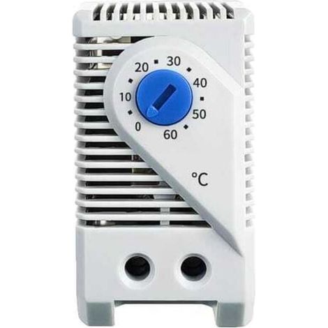 Régulateur de température mécanique – Thermostat réglable 0–60 °C pour contrôle précis de la température – Interrupteur thermostique fiable pour applications industrielles, domestiques et de chauffage
