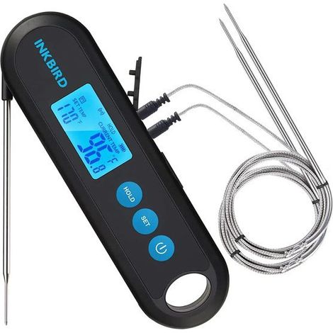 Termometro Lettura Istantanea Bluetooth Inkbird con 2 Sonde Esterne - IHT-2PB