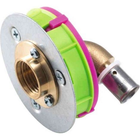 Sortie de cloison simple Starfix PER à sertir Ø16 - femelle 1/2'' (15/21)