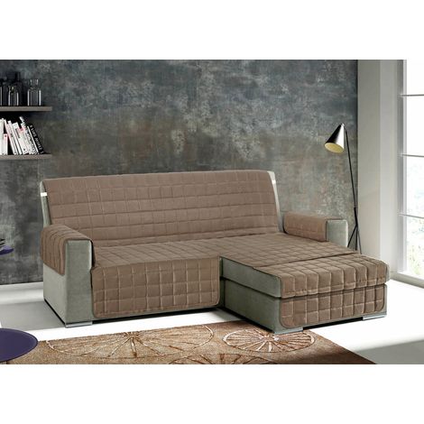 Copridivano Per Divani Con Penisola Modello Join Colore Marrone, misura190 cmcoloreMarrone (1/2)