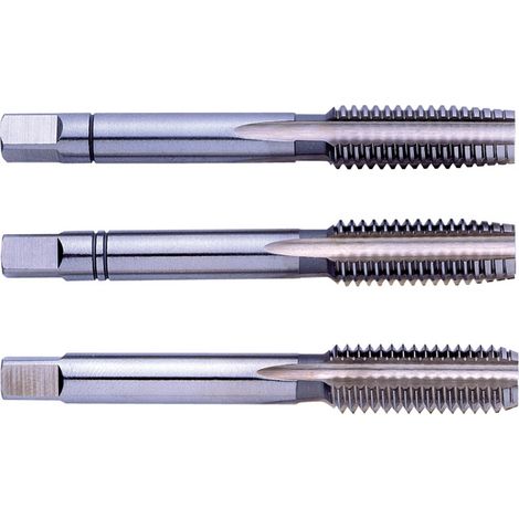 Eventus by Exact 10092  Handgewindebohrer-Set 3teilig  metrisch M2 0.4 mm Rechtsschneidend DIN 352 H