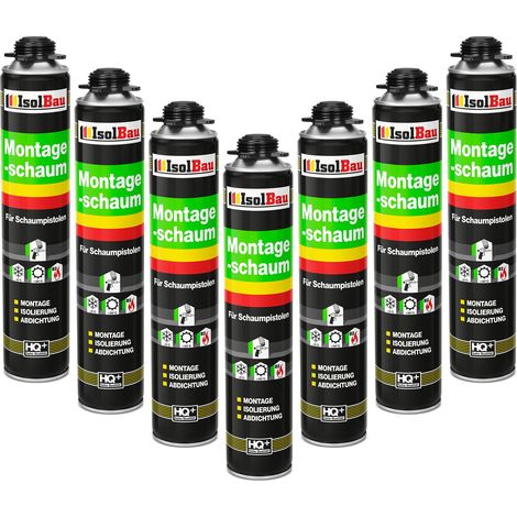 IsolBau Pistol Mounting Foam B2 Montageschaum 7 x 750 ml (1/5)