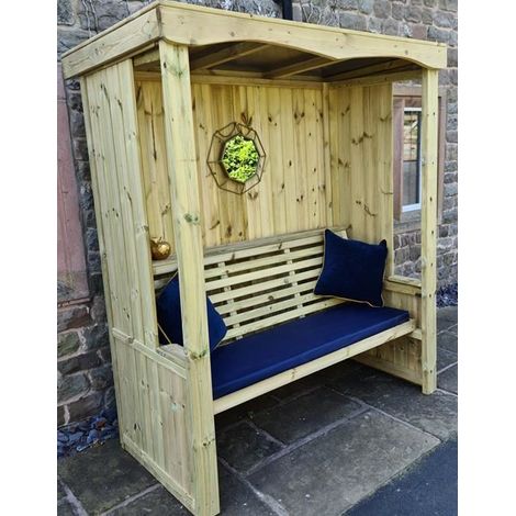 Four Seasons 3 Seater Arbour - Timber - L85 x W170 x H205 cm - Minimal Assembly Required