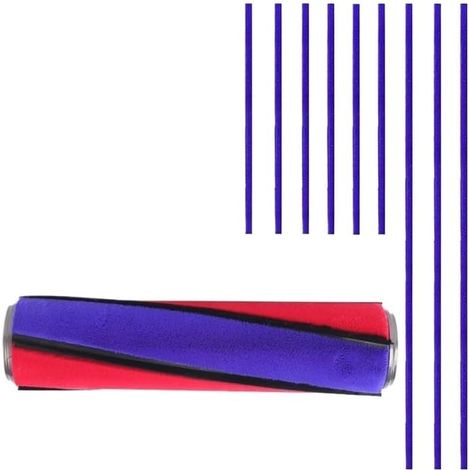 Brosse De Rechange Compatible Avec Les Rouleaux Souples Dyson V6, V7, V8, V10 Et V11, Avec 9 Bandes De Feutre. (1/5)