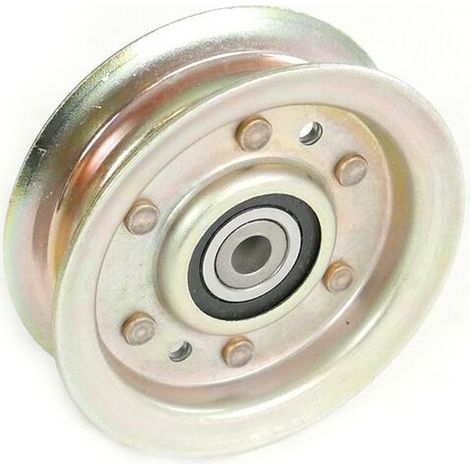 Poulie tendeur courroie de coupe autoportée – Diamètre 98 mm – Hauteur 30 mm – Compatible Bernard Loisirs et