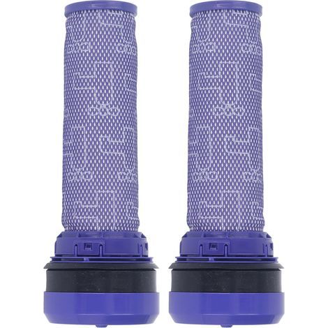 Lot de 2 filtres pré-moteur pour aspirateur Dyson DC28 DC37 DC39 DC59, pièces lavables et réutilisables en ABS haute efficacité (1/5)