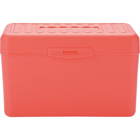 Boîte À Fiches - 14 5 X 8 5 X 9 Cm - Empilable - Couvercle Flip Top - Capacité 300 À 400 Fiches - Plastique Rigide (1/5)