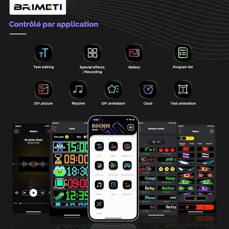 LED Panel Display Sign Light Car 37.5x9cm USB 5V Customized Programmable Flexible Luminous Truck Screen Eyes LED App with Bluetooth for Store Design DIY Dynamic (1/2)