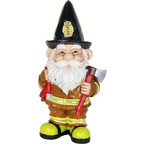 Statuette de nain de jardin fantaisiste - Mini figurine en résine de 10 cm pour la décoration extérieure et intérieure, adorable nain de jardin pour pelouse, terrasse, balcon, jardin féérique et décor