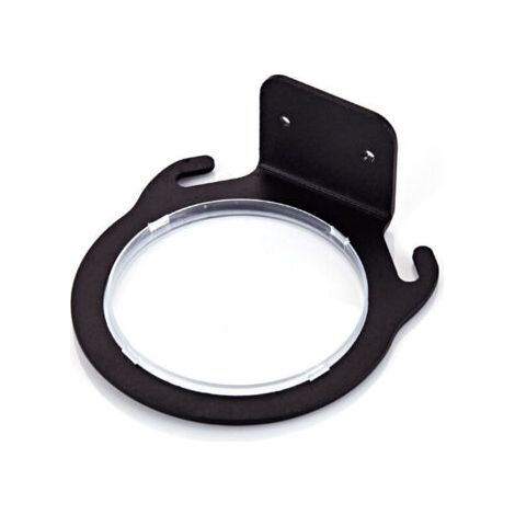 Support mural pour sèche-cheveux Black space Support mural pour sèche-cheveux Support mural pour sèche-cheveux en aluminium (sans vis) pour salle de bains Diamètre intérieur 7,5 cm (1/5)