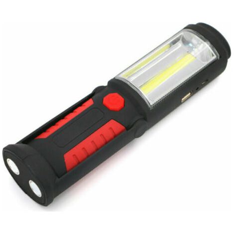 Lampe de travail portable, lampe torche rechargeable, lampe torche magnétique pour machine (1/4)