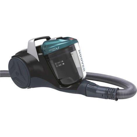 Hoover BR71B30, Aspirapolvere a traino senza sacco, 700 W, 2 litri capacità bin, 78 Decibel, Mini turbo spazzola, Nero/Verde/Grigio Fumo (1/5)