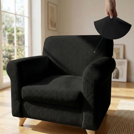 Housse de Fauteuil Extensible, sans Repassage (1/5)