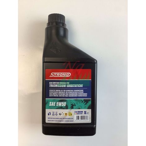 STRONG Mineralisches Synthetiköl SAE 5W50 für hydrostatische Getriebe 1 Liter