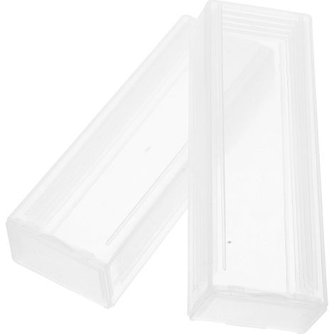 Boîte Porte-lames de Laboratoire en Plastique Pp, Compacte et Portable Couvercle Rabattable, pour Recherche et Organisation des Lames de Microscope (1/5)