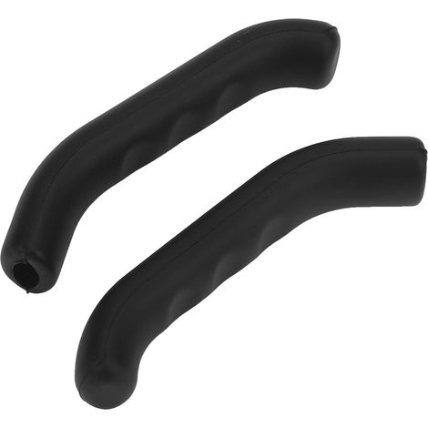 Protection de levier de frein de vélo en silicone, antidérapante et imperméable, disponible en 5 couleurs (noir) (1/5)