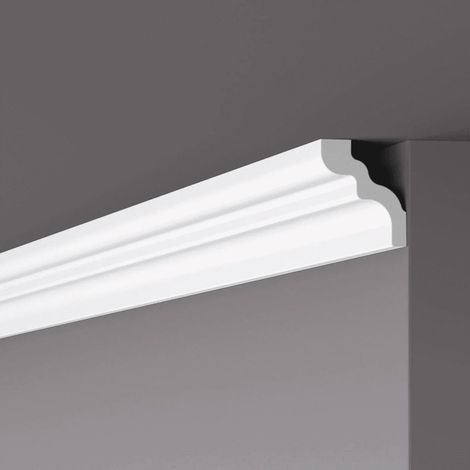 Eckleiste NMC WT9 WALLSTYL Noel Marquet Zierleiste Stuckleiste Modernes Design weiß 2 m (1/5)
