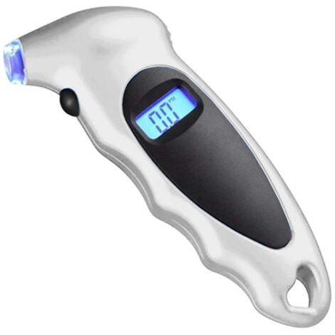 [JAMAIS UTILISÉ]Manomètre numérique de pression des pneus de voiture, écran LCD rétroéclairé de précision, embout lumineux, baromètre, testeur multifonction, détecteur 150 PSI, 4 réglages pour voiture (1/5)
