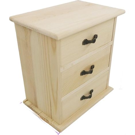 Natural pine jewelry box, 16 cm (1/5)