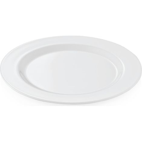 Assiette plate mélamine Ø 23 cm blanc - Was Germany
