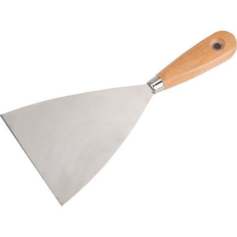 FESTA Spatel, Edelstahl, Holzgriff, 100 mm, 31491.01