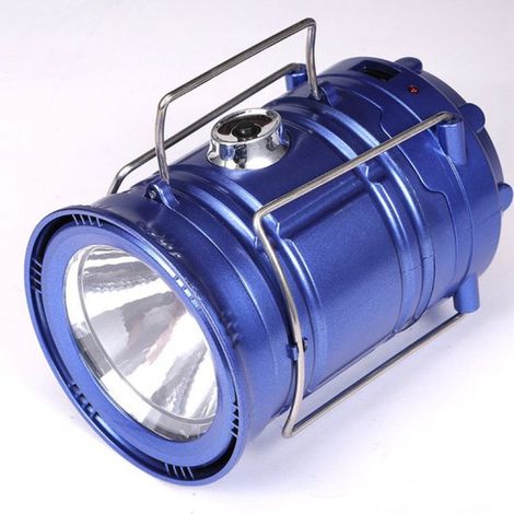 Lanterne LED d'extérieur ® - Éclairage de jardin solaire - Lampe de camping - Lampe de secours - Lampe torche - Éclairage de jardin - Kit de secours - Lanterne LED rechargeable (1/5)