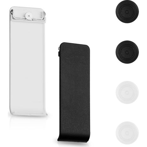 Support de remplacement pour Nintendo Switch (2 pièces) avec 4 grips pour joysticks, coque arrière et support de fixation.