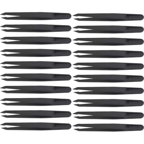 Lot de 20 pinces antistatiques en fibre de carbone pour téléphone, montre, outils de réparation électron (1/5)
