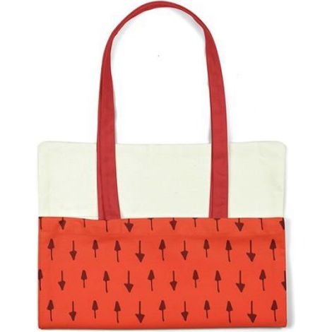 Sac Shopping - Tote Bag Coton - 34 x 40 cm - Orange - 1 Pièce (1/4)