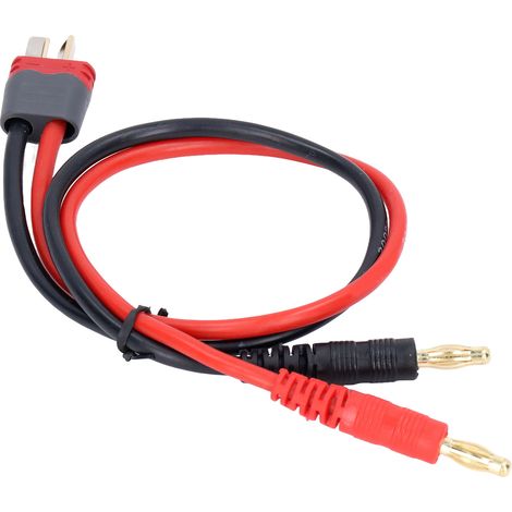 Câble d'alimentation RC 14AWG avec connecteurs T Plug et fiches banane 4mm pour modèles radiocommandés extérieurs (1/5)