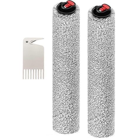 Brosse pour aspirateur Pour Omni S1 Pro/S1 Aspirateur pièce détachée Rolling Serpillière Accessoire Kit de remplacement Roller Brosse 2pcs (1/5)