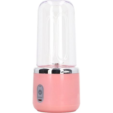 Tragbarer Standmixer 400 ml, 6 Klingen, 22.000 U/min, 1500 mAh Akku, Gehäuse aus lebensmittelechtem PCTG, USB-Ladefunktion, ideal für Reisen, Obst, Gemüse und Kaffee. (1/5)