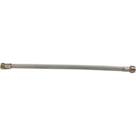 10 x FLESSIBILE INOX MAS 1/2 FEM 3/8 50CM DN.10
